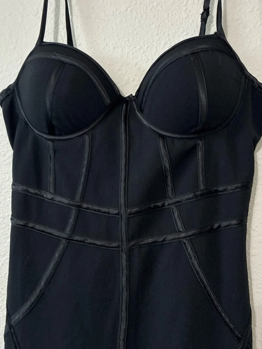 BlasheeBlack Sculpting Bustier Slip Dress - Women Intimates & Sleepwear